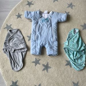 Baby Sleep Suit and Swaddles